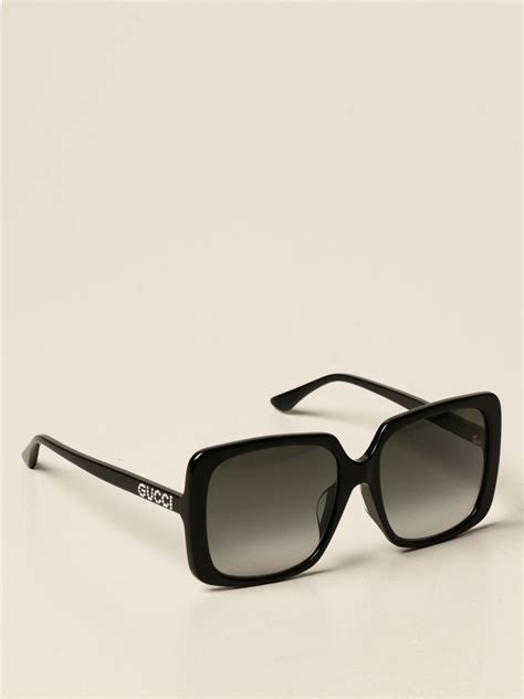 gucci all black sunglasses|black gucci sunglasses with rhinestones.